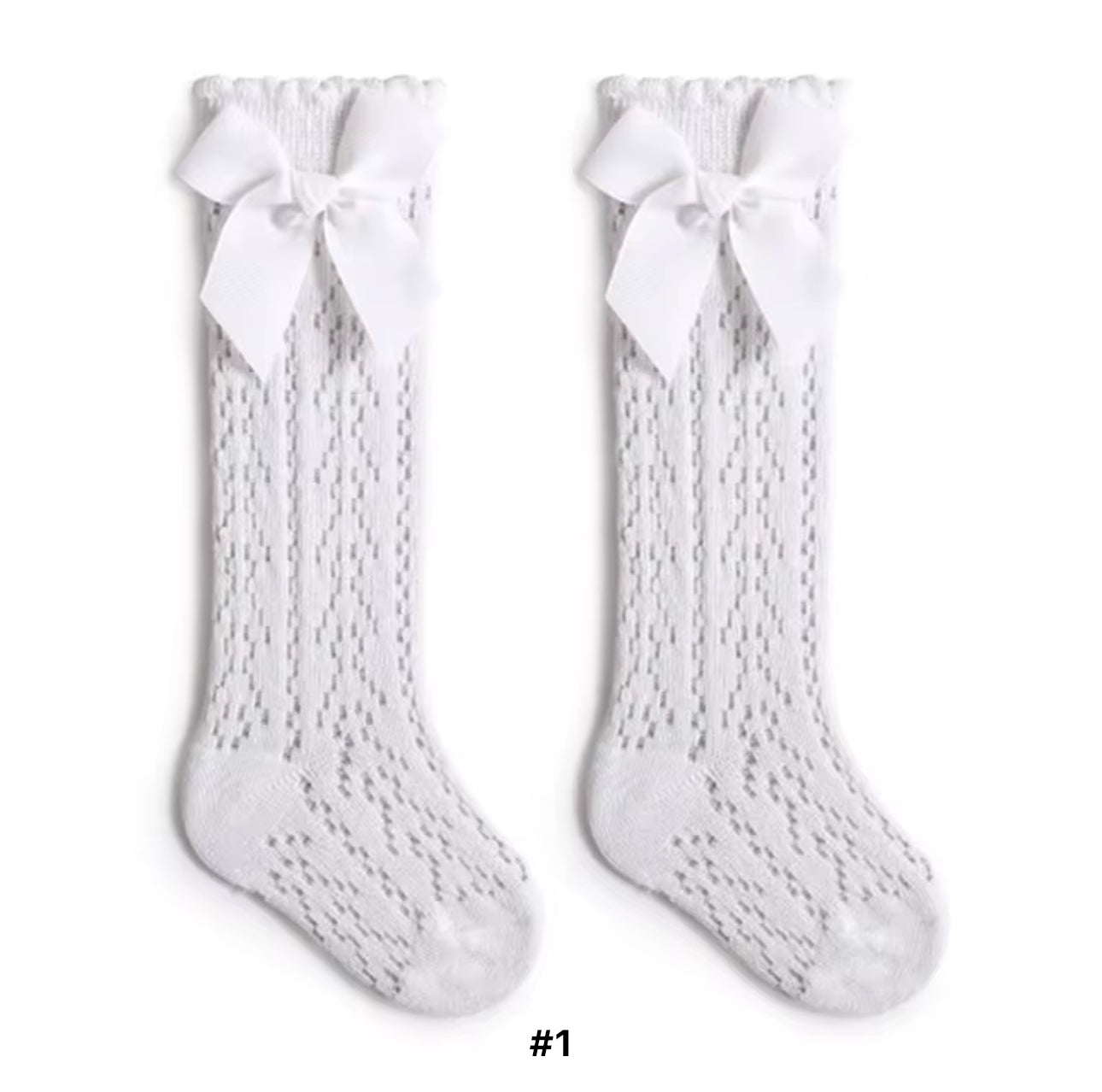 Gracie Knee Socks With Luxury Bow