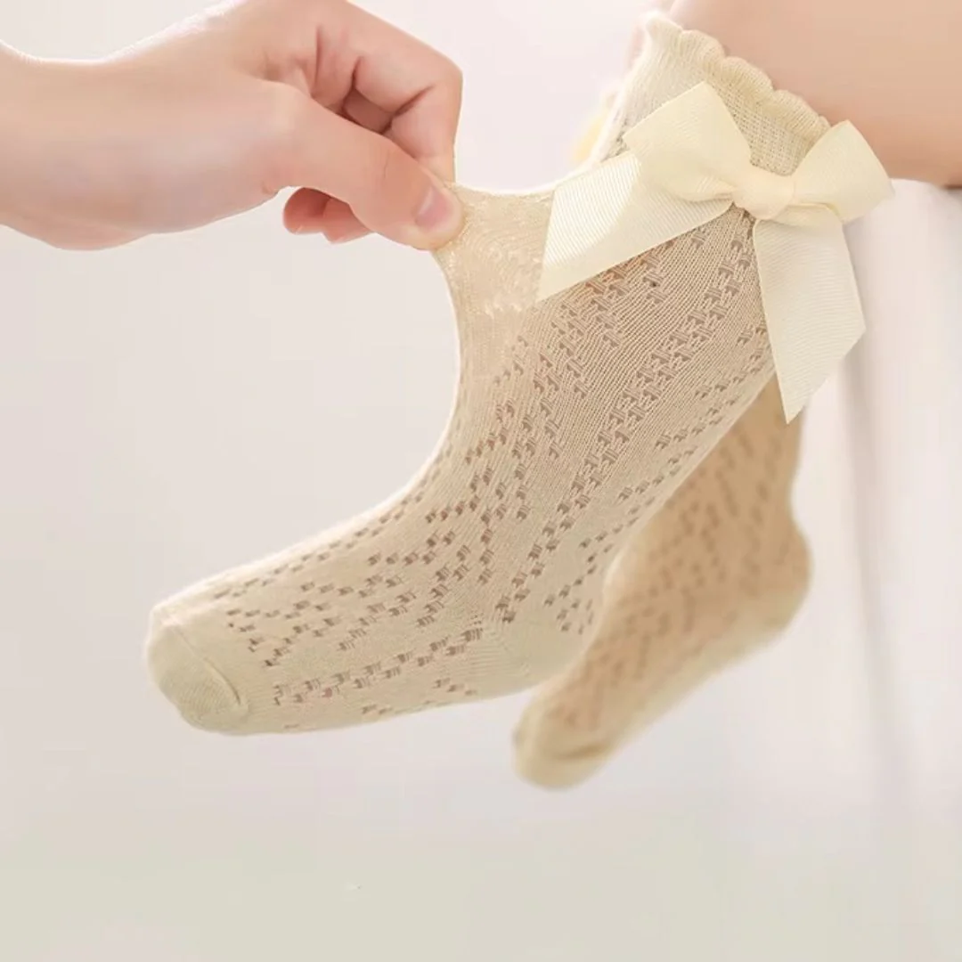 Gracie Knee Socks With Luxury Bow