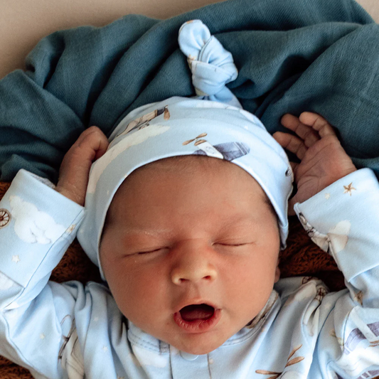 Taking Flight Organic Knotted Beanie