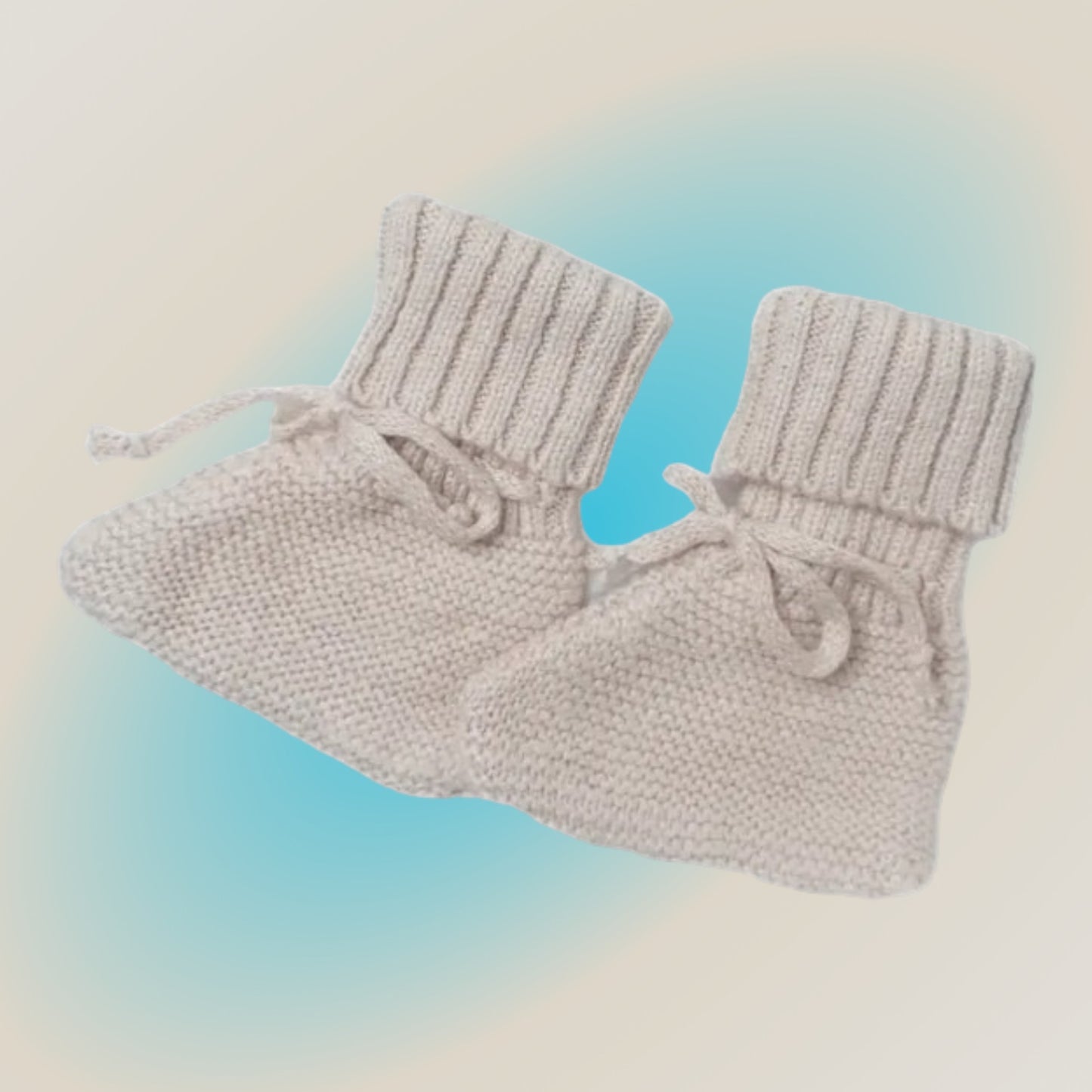 Chunkie knit booties