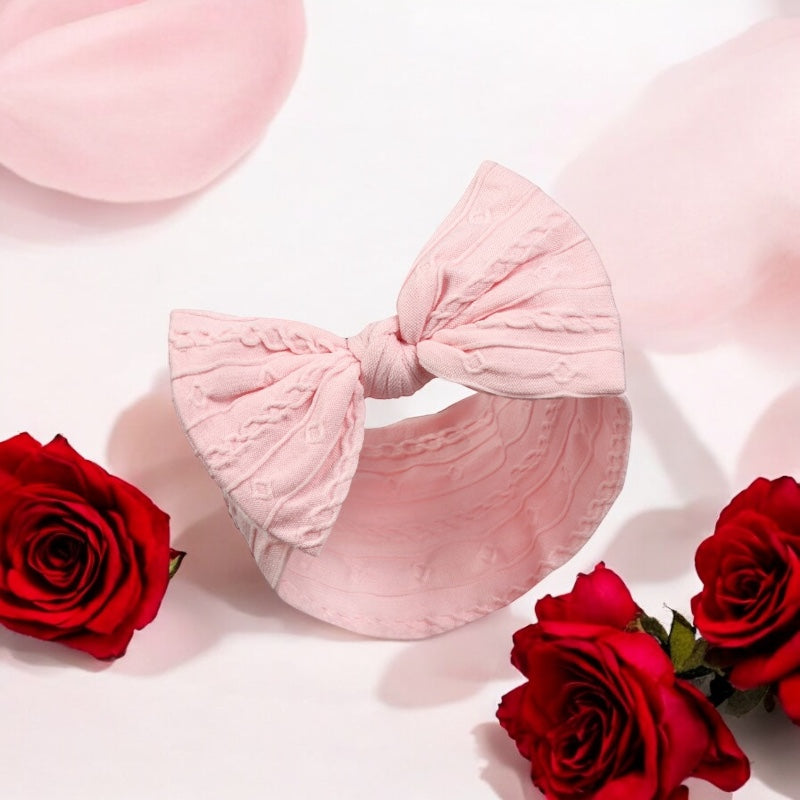 Textured Baby Headband - Pink