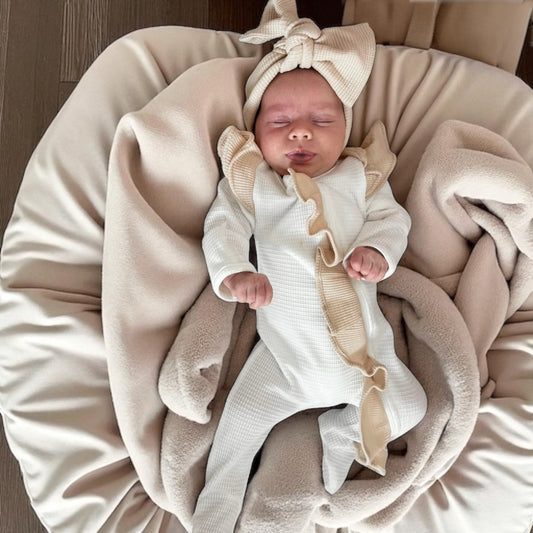 Vanilla & Coffee Ruffle Set