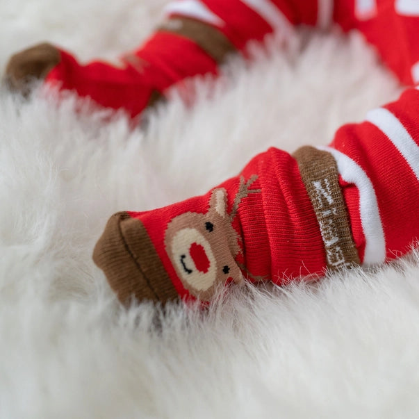 Reindeer Leggings & Socks Set