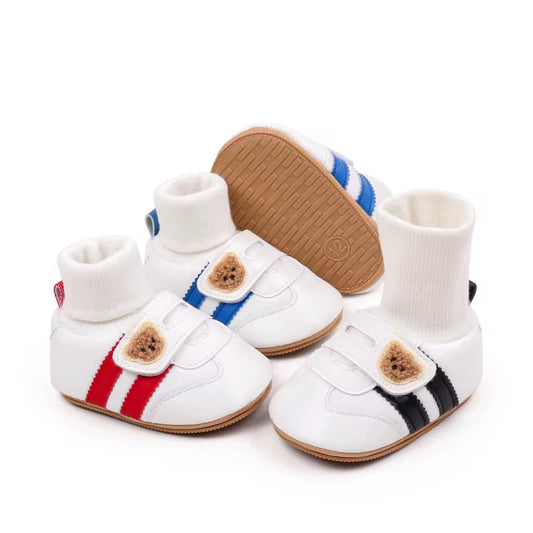 Baby pre-walker shoes with teddy strap 