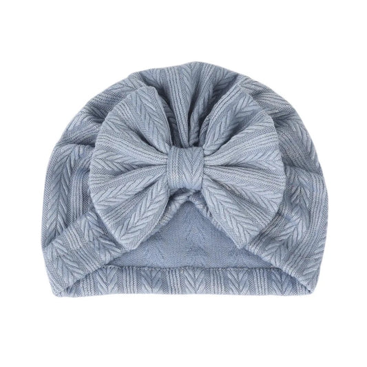 Blue turban hat
