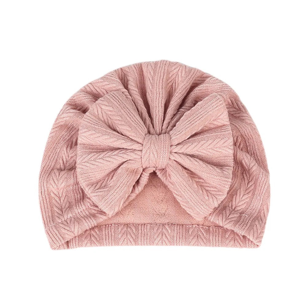 Dusky Pink turban hat