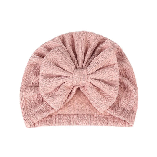 Dusky Pink turban hat