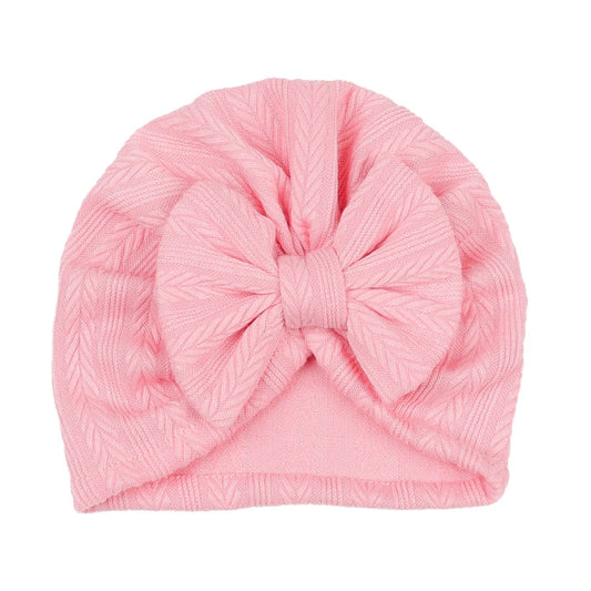 Pink turban hat