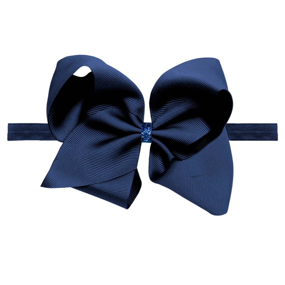 Marine & Gold Bow Headband
