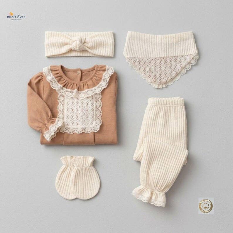 Arabella Organic Lace 5-Piece Set