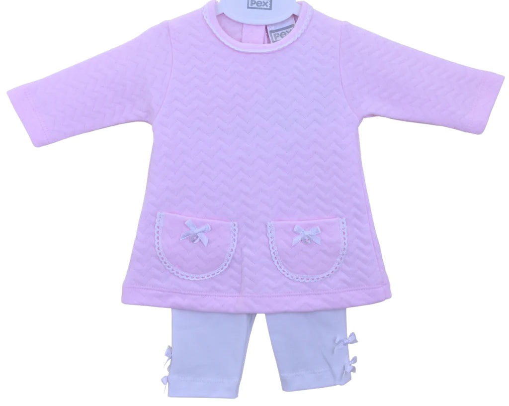 Little Luxe Blush Tunic Set