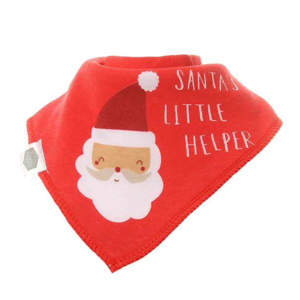 Santa's Little Helper Christmas Bib